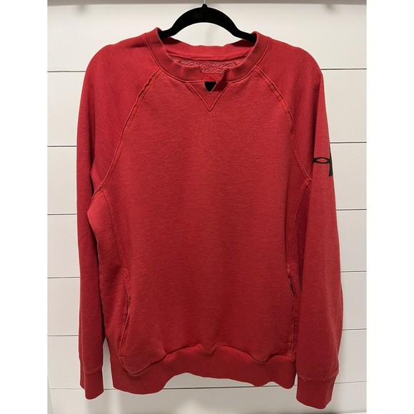 Under Armour Mens Crewneck Coldgear Sweatshirt Red Size Large - Picture 1 of 5